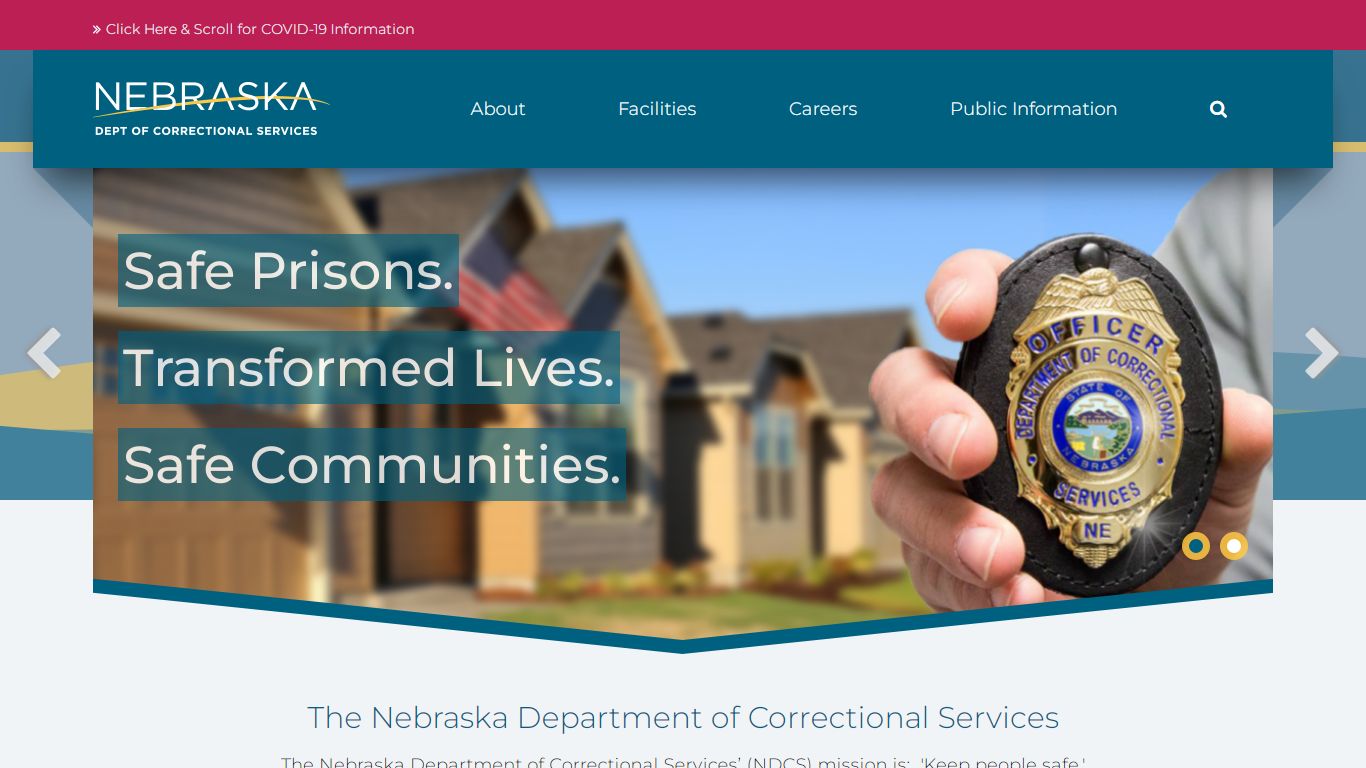 NDCS - Nebraska Department of Correctional Services