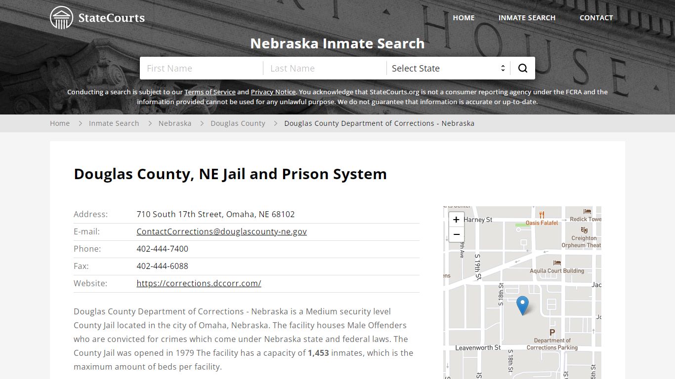 Douglas County Department of Corrections - Nebraska Inmate ...